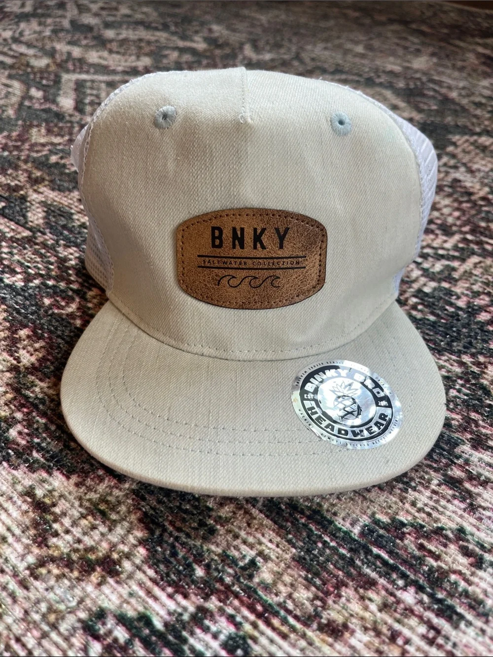 BNKY Kids Sand-White Mesh Back Cap